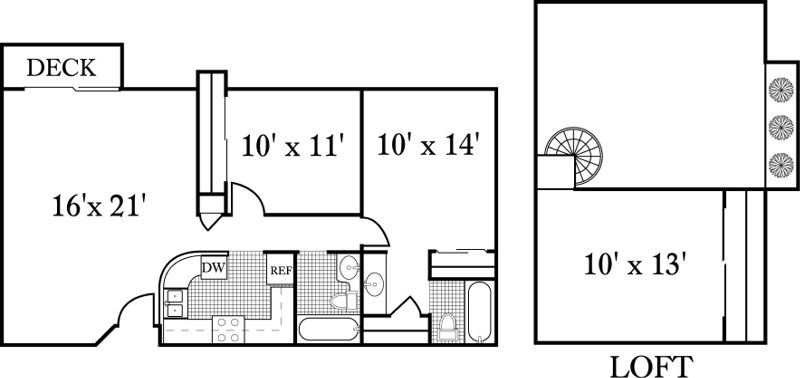 The Coronado w/loft                                Floorplan Image
